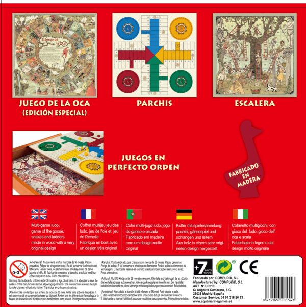COFRE MULTIJUEGOS TRADICIONAL - Imagen 3
