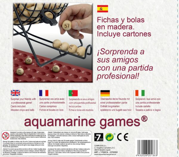 LOTERÍA CON BOMBO CLÁSICA - Imagen 3