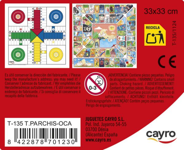 TABLERO PARCHIS OCA - Imagen 3