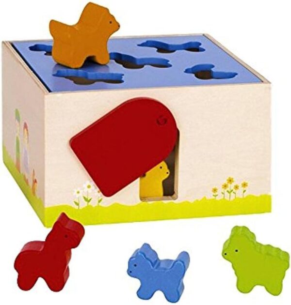 CAJA DE FORMAS ANIMALES GRANJA