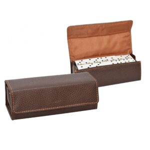 ESTUCHE DOMINÓ MARRÓN