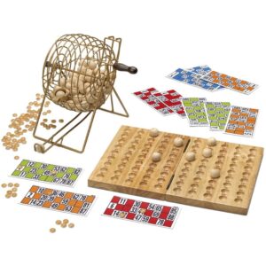 BINGO BOMBO METÁLICO 90 BOLAS
